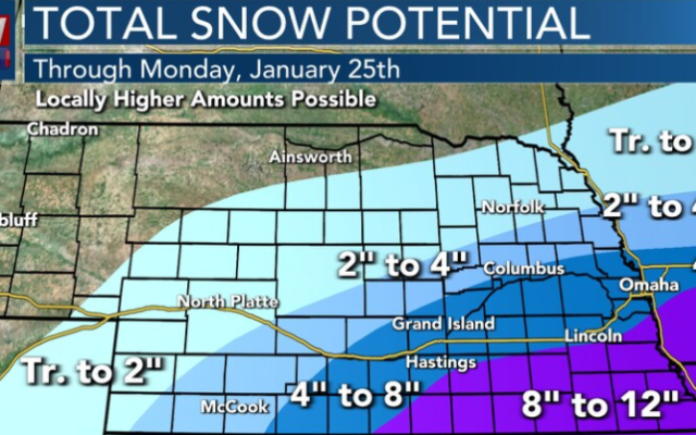 Heavy Snow Potential For Lincoln