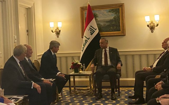 Congressman Jeff Fortenberry and Nebraska Secretary of State Bob Evnen Meet with Iraqi Prime Minister Mustafa Al-Kadhimi