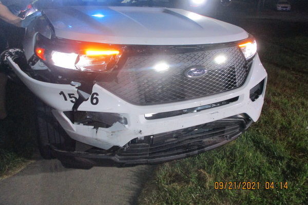 LPD Cruiser Damaged By Vehicle Seen Driving Through Yards In NW Lincoln