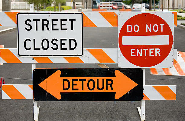 Portions of Two Streets Close Beginning December 6th