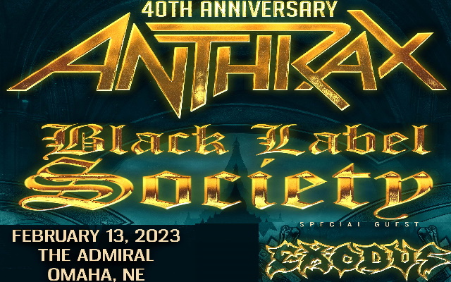 <h1 class="tribe-events-single-event-title">ANTHRAX 40th Anniversary</h1>