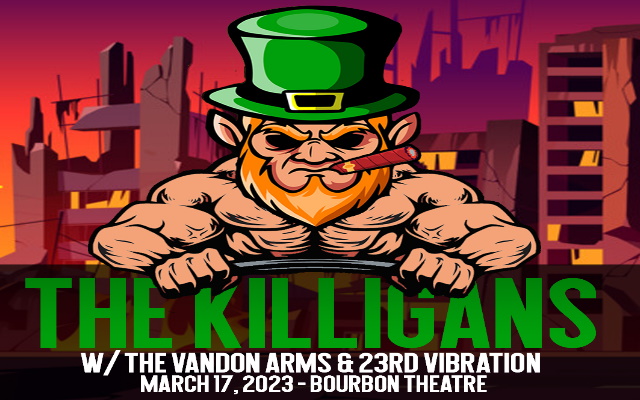 <h1 class="tribe-events-single-event-title">THE KILLIGANS ST. PATS PARTY</h1>